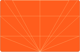 Bright orange geometric pattern symbolizing energy and urgency in boosting employee engagement
