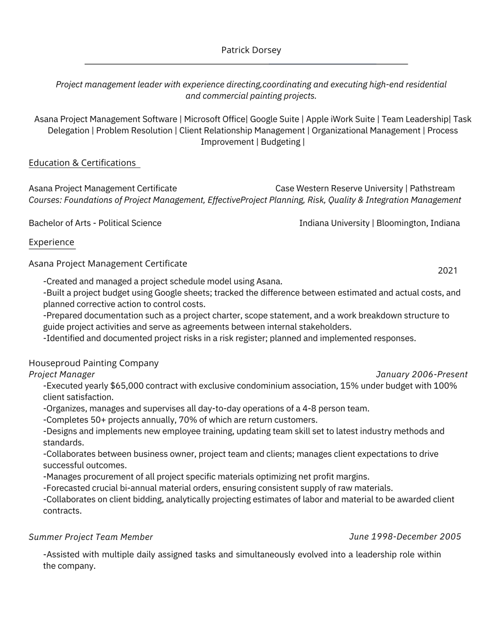 How to get an entry-level project management role (with resume examples ...