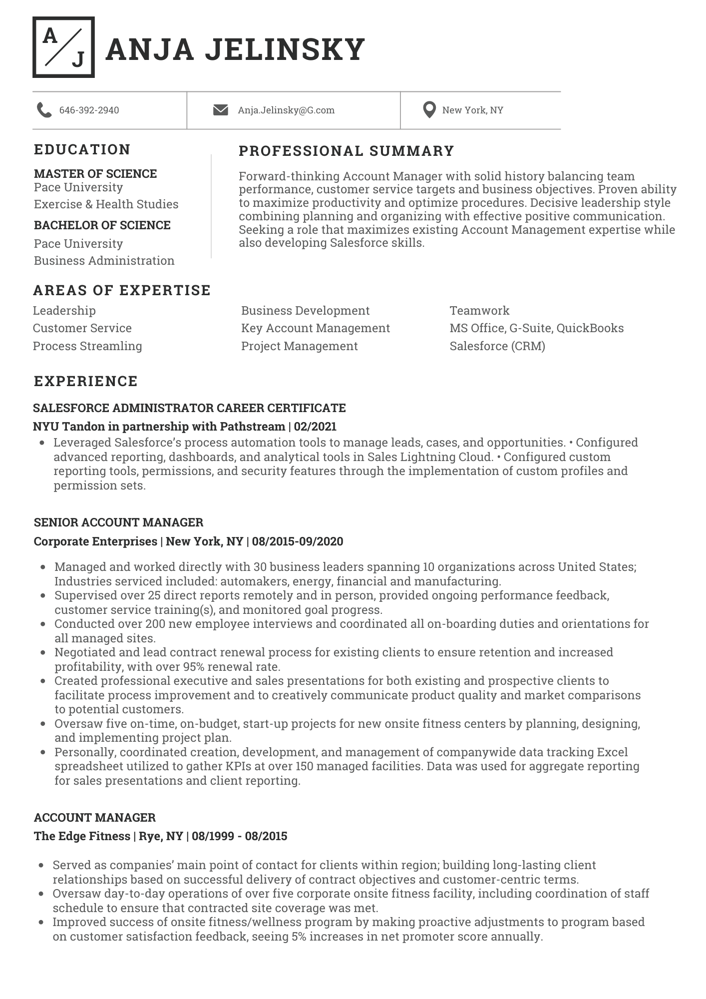 salesforce resume ex 3